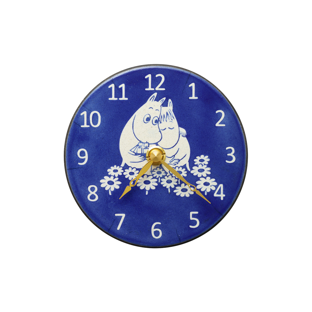 ムーミンとスノークのおじょうさん/Pottery Clock